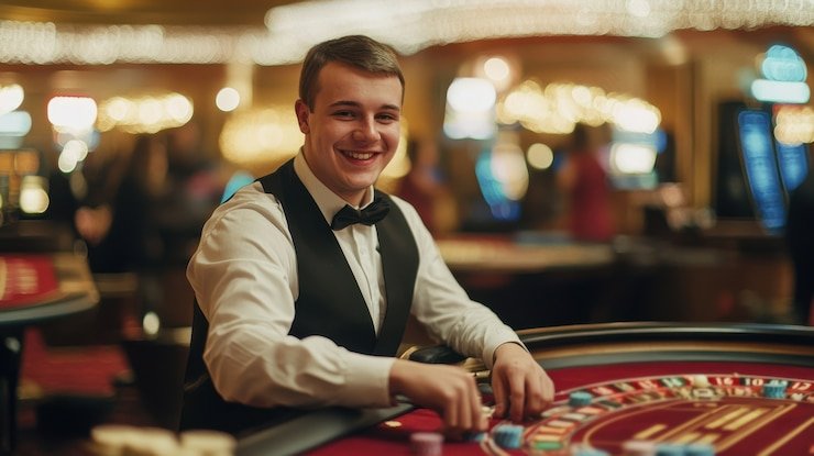Roulette live dengan streaming HD real-time Meja roulette Microgaming di toto 77